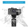 G6 3-Axis Handheld Camera Gimbal Stabilizer for GoPro Action Camera with WiFi Bluetooth OLED Screen for GoPro Hero 8 7 6 5 Sony RX0 Yi 4k DJI Osmo Action Camera Splash-Proof