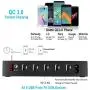 COSOOS Fastest Charging Station with Quick Charge QC 3.0, 6 Phone Charger Cables(3 Type),lWatch Stand,6-Port Multi USB Charger Station,Charging Station for Multiple Devices,Tablet,Kindle(UL Certified)
