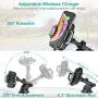 CHOETECH Wireless Car Charger, 10W Max Qi Wireless Fast Charger Car Mount USB-C Phone Holder with 36W Dual Car Charger Compatible iPhone SE, iPhone 11/Pro/Max/XS/Max, Galaxy S20/S20+/Note 10/S10