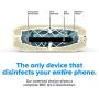 PhoneSoap 3 UV Smartphone Sanitizer & Universal Charger | Patented & Clinically Proven UV Light Disinfector | (Light Gold)