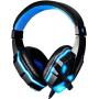 Gaming Headset Noise Cancelling Over Ear Headphones with Mic, LED Lights for PC Laptop Mac iPad Computer Smartphones USA Shipping(Black Blue)