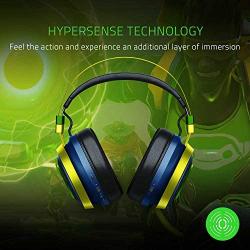 Razer Nari Ultimate Wireless 7.1 Surround Sound Gaming Headset: THX Audio & Haptic Feedback - Auto-Adjust Headband - Chroma RGB - Retractable Mic - For PC, PS4 - Overwatch Lucio Edition