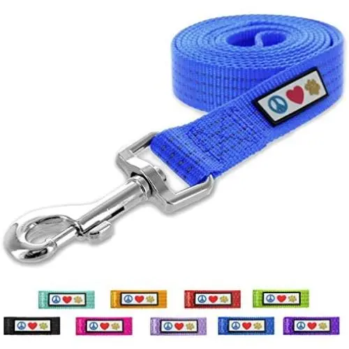 Pawtitas Pet Puppy Leash Reflective Dog Leash Comfortable Handle Highly Reflective Threads Heavy Duty Dog Training Leash Available as a 6 ft Dog Leash or 4 ft Dog Leash Pawtitas Pet Puppy Leash Reflective Dog Leash Comfortable Handle Highly Reflective Threads Heavy Duty Dog Training Leash Available as a 6 ft Dog Leash or 4 ft Dog Leash