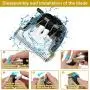 OurWarm Dog Clippers, Upgraded Noiseless Dog Grooming Clippers, Cordless Rechargeable Pet Grooming Kit, Professional Pet Trimmers Clippers with Comb Guides Scissors Nail Kits for Dogs Cats OurWarm Dog Clippers, Upgraded Noiseless Dog Grooming Clippers, Cordless Rechargeable Pet Grooming Kit, Professional Pet Trimmers Clippers with Comb Guides Scissors Nail Kits for Dogs Cats