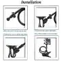 Gooseneck Phone Holder, SLBSTORES Lazy Bracket Holder 360° Swivel for iPhone and Other Smart Phones for Bedroom, Office, Bathroom, Kitchen, Black Gooseneck Phone Holder, SLBSTORES Lazy Bracket Holder 360° Swivel for iPhone and Other Smart Phones for Bedroom, Office, Bathroom, Kitchen, Black