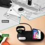 LUKKAHH Wireless Charger, 4 in 1 Wireless Charging Station for Apple Watch and Airpods Pro, Charger Stand for Multiple Devices, Qi Fast Wireless Charging Dock for iPhone 11/11 Pro Max/X/XS/XS/8/8 Plus
