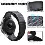 V-MORO Nylon Strap Compatible with Galaxy Watch 46mm Bands/Gear S3 Frontier Band Men 22mm Soft Breathable Woven Loop Replacement for Samsung Galaxy Watch 46mm/Gear S3 Smartwatch Gray