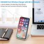 Fast Wireless Charger, NANAMI Qi Certified Charging Stand [with QC3.0 Adapter],7.5W Compatible iPhone SE/11/11 Pro/11 Pro Max/XS Max/XS/XR/X/8 Plus,10W for Samsung Galaxy S20/S10/S9/S8/S7/Note 10+/9/8