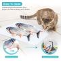 Growom Electric Fish Cat Toy, Funny Interactive Pets Pillow Chew Bite Kick Supplies Catnip Toys Perfect for Cat/Kitty/Kitten Fish Flop Growom Electric Fish Cat Toy, Funny Interactive Pets Pillow Chew Bite Kick Supplies Catnip Toys Perfect for Cat/Kitty/Kitten Fish Flop