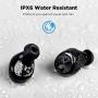 Wireless Earbuds, Letsfit IPX6 Waterproof, 80H Playtime with Wireless Charging Case, Bluetooth 5.0 Headphones Deep Bass Stereo Earphones in-Ear Built-in Mic for Sports