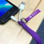 NEET Headphone Keeper, Tie for Cords, Cable Keeper, Reusable Zippered Cable tie Cord wrap, Management for Mobile Phone Cable Charger, All Ear Buds and Headphones, 3 Pack, Purple