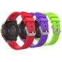 MoKo Band Compatible with Samsung Galaxy Watch 3 41mm/Galaxy Watch 42mm/Galaxy Watch Active/Active 2/Galaxy Gear S2 Classic/Ticwatch E/2/Vivoactive 3, 3-Pack 20MM Silicone Strap - Red&Green&Purple
