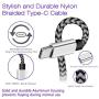 USB C Fast Charging Cable, 2 PACK 10FT Extra Long Durable Braided USB Type C Cable Cord Compatible with Samsung Galaxy S10 S10E S9 S8 S20 Plus,Google Pixel 4 3 3A 2 XL, and Other USB C Charger