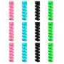 Jetec 12 Pieces Highly Flexible Silicone Micro USB Protector, Mouse Cable Protector, Suit for All Cell Phones, Computers and Chargers (Black, Pink, Blue, Green) Jetec 12 Pieces Highly Flexible Silicone Micro USB Protector, Mouse Cable Protector, Suit for All Cell Phones, Computers and Chargers (Black, Pink, Blue, Green)