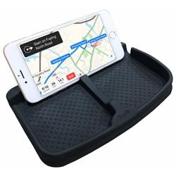 Anti-Slip Cell Phone Pad Universal for Car Dashboard Non-Slide Silicone Rubber Gel Mat Cell Phone Holder for Smartphone X/8/7 Plus Galaxy Note 8 S9 S8 Plus or GPS Devices Sunglasses Cards Coins