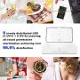 UV Phone Sanitizer and Charger that Visibly Works Presented in Solid Gift Box. Wireless Charging UVC Light Sterilizer with 9 UV LED, Built-in Auto Safety Feature, Fast Charging UV Phone Sterilizer Box
