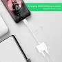 Headphone Adapter for iPhone 11Pro Car Charger AUX Audio 3.5mm Jack Adapter Splitter Earphone Dongle for iPhone7/7p/8/8p/X/XS/Max Adapter Compatible Audio + Charger Supports All New iOS System