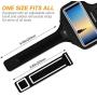 Galaxy Note 10+/ 9/8 Armband,RUNBACH Sweatproof Running Exercise Gym Cellphone Sportband Bag with Fingerprint Touch/Key Holder and Card Slot for Samsung Galaxy Note 10+/Note 9/Note 8 (Black)