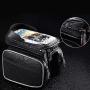 Tckoudai Bicycle Bag, Upper Tube Bag Waterproof Mountain Bike Front Beam Bag Mobile Phone Bag Riding Equipment Accessories