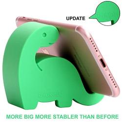 Plinrise Animal Desk Phone Stand, Update Dinosaur Silicone Office Phone Holder, Creative Phone Tablet Stand Mounts, Size:1.3" X 3.1" X 2.8"(Green)