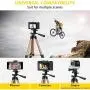 PEYOU Compatible for iPhone Tripod, 50" Extendable Lightweight Aluminum Tripod Stand + Wireless Remote + Phone Holder Mount Compatible for iPhone 11 Pro Max/11 Pro/XR/X/8 Plus & More PEYOU Compatible for iPhone Tripod, 50" Extendable Lightweight Aluminum Tripod Stand + Wireless Remote + Phone Holder Mount Compatible for iPhone 11 Pro Max/11 Pro/XR/X/8 Plus & More