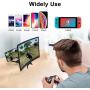 GLISTON 12 3D Phone Screen Enlarger, Curved Screen Magnifier for Cell Phone, HD Screen Amplifier, Folding Screen Magnifier for Movies, Videos, Gaming