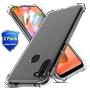BEBEST-Samsung Galaxy A11 Case, Galaxy A11 Phone Case w/Screen Protector [Anti-Scratch &Non-Slip][Shockproof Bumper] Flexible Ultra Slim Soft TPU Clear Case for Galaxy A11 (6.4 inches) (Clear)