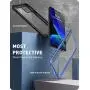 i-Blason Ares Case for iPhone 11 Pro Max 2019 Release, Dual Layer Rugged Clear Bumper Case with Built-in Screen Protector (Blue)