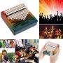 F Fityle Kalimba Thumb Piano for Kids Piano,Karimba Musical Instruments,Music Gifts for Men,Musical Gifts for Adult Son,With Finger Piano Bag Multicolor