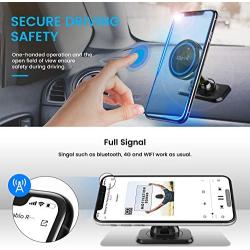 Magnetic Phone Car Mount, Allovit Universal Cell Phone Holder for Car, 360° Adjustable Magnet Cellphone Holder Compatible with iPhone 11 Pro Xs Max XR X 8 7 Plus 6S SE, Galaxy S9 and More