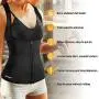 Junlan Sauna Sweat Vest Slim Tummy Shaper Waist Trainer Vest with Zipper for Workout Women Tank Top Corset Junlan Sauna Sweat Vest Slim Tummy Shaper Waist Trainer Vest with Zipper for Workout Women Tank Top Corset
