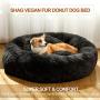 JEMA Dog Beds for Medium Dogs Donut Calming Dog Bed Washable, Comfortable Round Cute Durable Pet Beds with Removable Pillow