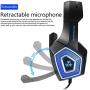 Fuleadture Gaming Headset for PS4 Xbox One, PC Gaming Headset with Mic, Noise Cancelling Over Ear Headphones with LED Light, Bass Surround, Soft Memory Earmuffs for Laptop Mac Nintendo Switch Games