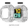 AhaStyle Crystal iWatch Band Strap with Rugged Bumper Case Compatible with Apple Watch 42mm 44mm, iWatch Series 5/4/3/2/1(42mm/44mm) AhaStyle Crystal iWatch Band Strap with Rugged Bumper Case Compatible with Apple Watch 42mm 44mm, iWatch Series 5/4/3/2/1(42mm/44mm)
