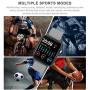 TURNMEON Smart Watch Fitness Tracker for Men Women, Full Touch Color Screen Waterproof Activity Tracker with Heart Rate Blood Pressure Blood Oxygen Monitor for Android Phones