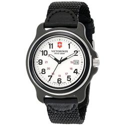 Victorinox Mens 249087 Original XL Black Stainless Steel Watch