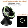 Magnetic Phone Holder for Car Dashboard, Car Phone Mount Luminous Magnetic Car Phone Holder, Universal Metal Magnetic Phone Car Mount 360 Rotation for iPhone,Samsung,Smartphones,GPS