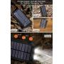 Solar Power Bank 26800mAh, Riapow Wireless Portable Charger Fast Charge 3.0A Solar Charger External Battery with 4 Outputs & LED Flashlight Phone Chargers for Phone, Tablet and Camping Outdoors