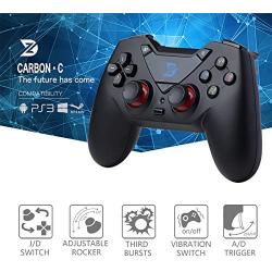 ZD-C Wired Gaming Controller USB Gamepad for PC(Windows XP/7/8/10) & Playstation 3 & Android & Steam (C-Black)