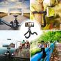 Phone Tripod, Camera Flexible Tripod with Bluetooth Remote and Universal Clip, 360° Adjustable Mini Travel Tripod Portable Camera Stand Holder for iPhone Android GoPro Selfie SLR Sports Camera