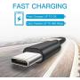 USB C Cable, MARGE PLUS Type C Charging Cable 3 Pack (6Ft) Braided Fast Charging Cord Compatible with Samsung Galaxy A20 A50 A51 A71 A10 A10e S10 S20 Plus Note10, LG Stylo 5 4,and Other USB C Device