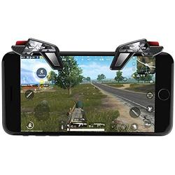 Extra Durable Game Controller | Pubg Controller Phone Gamepad Mobile Trigger Fire Button Aim Key L1R1 Shooter Controller for 4.6-6.5 Inch Mobile Phone Dropship