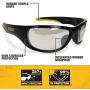 DeWalt DPG94-9C Dominator Safety Glasses, Indoor/Outdoor Lens