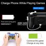 Allnice Mobile Game Controller L1R1 PUBG Mobile Game Trigger with Cooling Fan and 4000 mAh Power Bank for 4.0-6.4inch iOS Android Phone (Black)