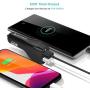 Keymox Fast Charge Car Charger, 30W Dual Port with Quick Charge 3.0 USB Cell Phone Car Adapter for iPhone 11 Pro Max, Samsung Note10+ / S10, Google Pixel 4 XL, iPad, AirPods Pro, and More-Black