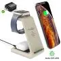 Quezqa Wireless Charging Stand – 3 in 1 Fast Wireless Charger – Qi Charging Station Dock Compatible with AirPods Pro Apple Watch Series 5 4 3 2 iPhone 11 Pro Max Xs X Xr 8(with QC 3.0 Adapter) Quezqa Wireless Charging Stand – 3 in 1 Fast Wireless Charger – Qi Charging Station Dock Compatible with AirPods Pro Apple Watch Series 5 4 3 2 iPhone 11 Pro Max Xs X Xr 8(with QC 3.0 Adapter)