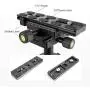 TYCKA S40 Anti-Shake Camera Stabilizer Aluminum Alloy Video 1/4 Screws and 3/8 Screw Hold for Nikon Canon Sony Panasonic Camcorder Camera Video DV Vblog DSLR Handheld Stabilizer