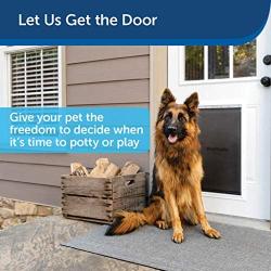 PetSafe Extreme Weather Dog and Cat Door - Aluminum or Plastic Pet Door - Small, Medium, Large and X-Large