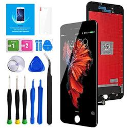 Keytas for iPhone 7 Plus Screen Replacement Kit Black 5.5" LCD Display iPhone 7 Plus 5.5 Inch 3D Touch Screen Digitizer Frame Assembly with Free Repair Tools Kit+ Screen Protector (Black)