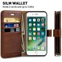 MONASAY iPhone 7 Wallet Case/iPhone 8 Wallet Case/iPhone SE 2020 Case,4.7-inch, [Glass Screen Protector Included] Flip Folio Leather Cell Phone Cover with Credit Card Holder for Apple iPhone 7/8/SE2
